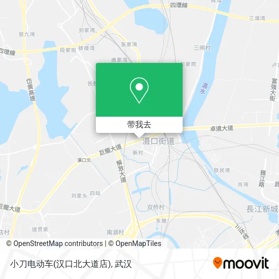 小刀电动车(汉口北大道店)地图