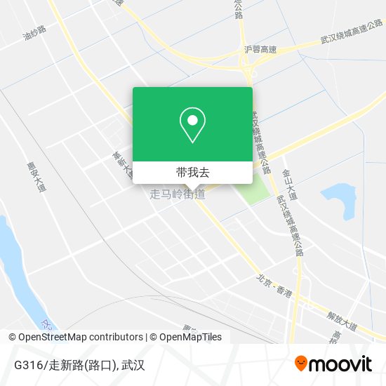 G316/走新路(路口)地图
