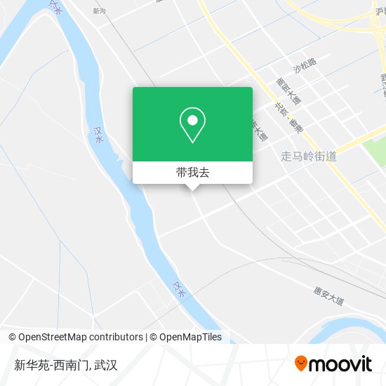 新华苑-西南门地图
