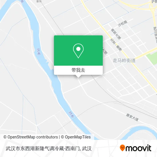 武汉市东西湖新隆气调冷藏-西南门地图