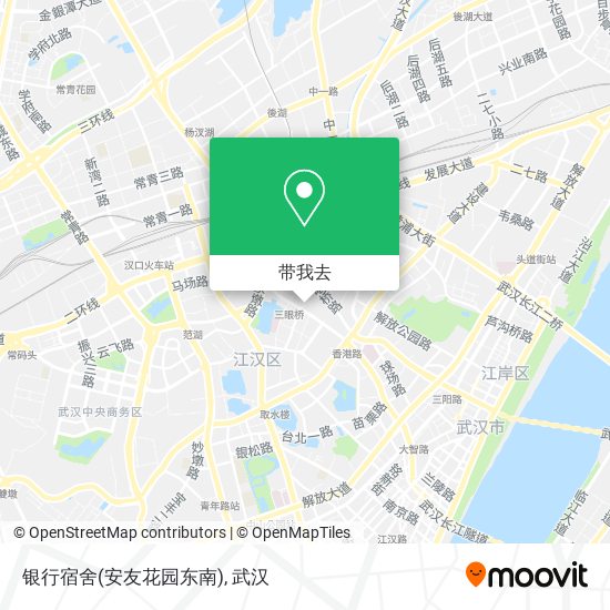 银行宿舍(安友花园东南)地图