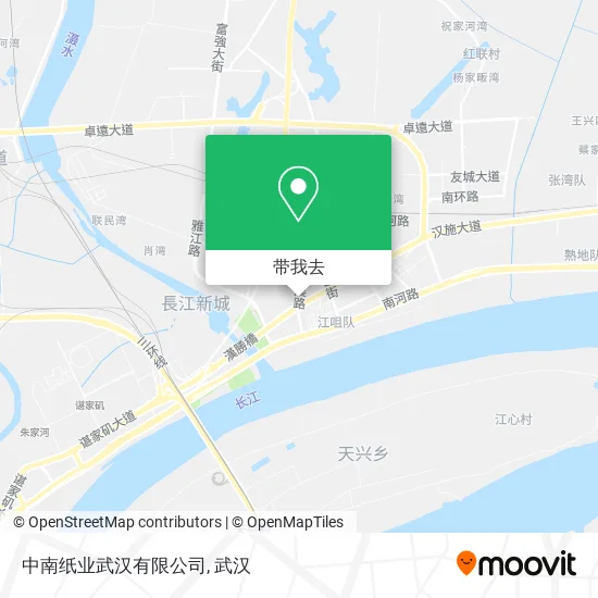中南纸业武汉有限公司地图