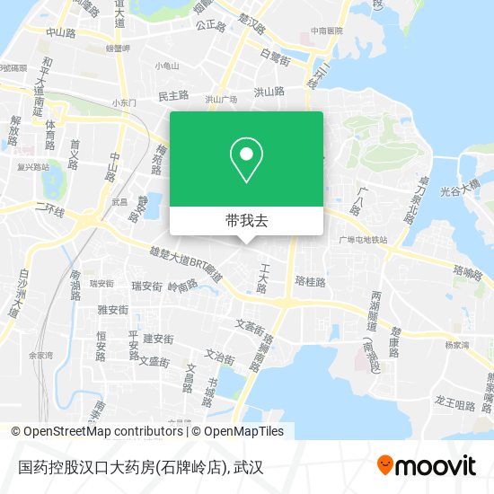 国药控股汉口大药房(石牌岭店)地图