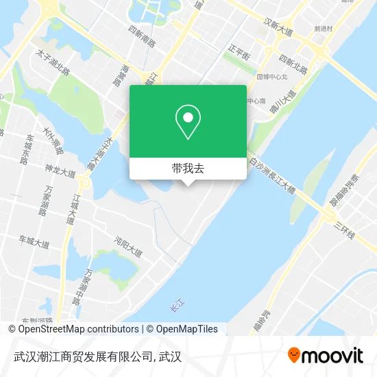 武汉潮江商贸发展有限公司地图