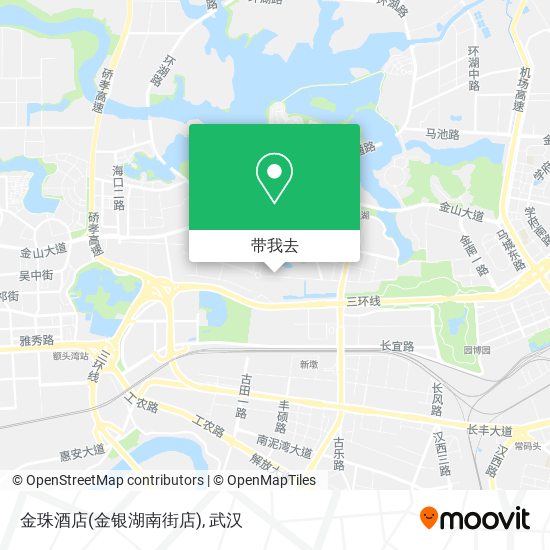 金珠酒店(金银湖南街店)地图