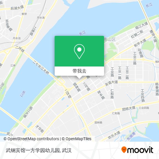 武钢宾馆一方学园幼儿园地图