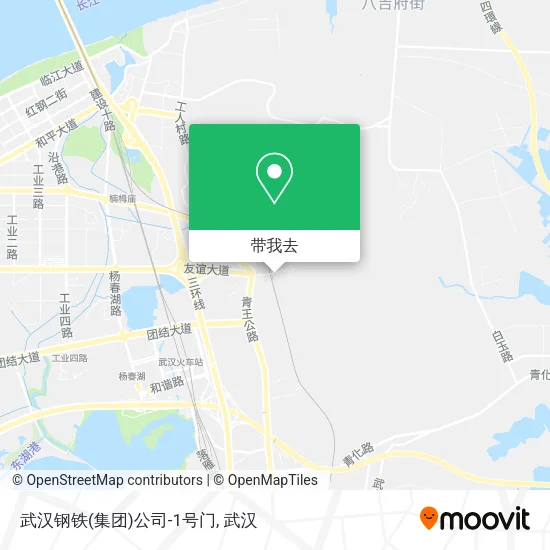 武汉钢铁(集团)公司-1号门地图