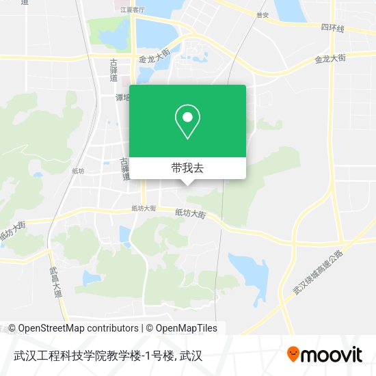武汉工程科技学院教学楼-1号楼地图