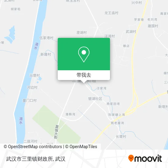 武汉市三里镇财政所地图