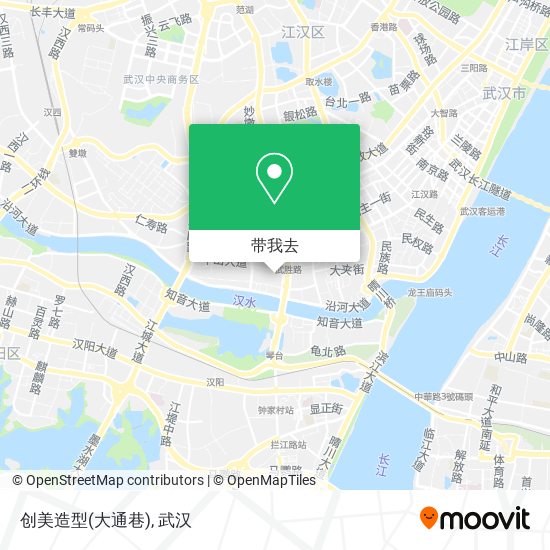 创美造型(大通巷)地图