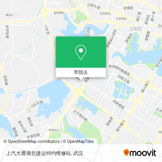 上汽大通湖北捷运特约维修站地图