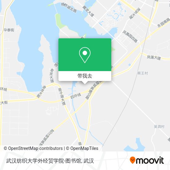 武汉纺织大学外经贸学院-图书馆地图