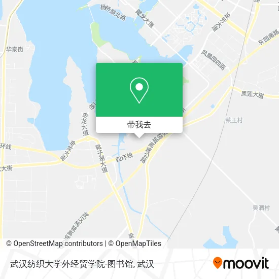 武汉纺织大学外经贸学院-图书馆地图