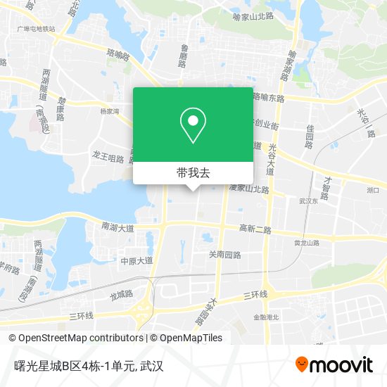 曙光星城B区4栋-1单元地图