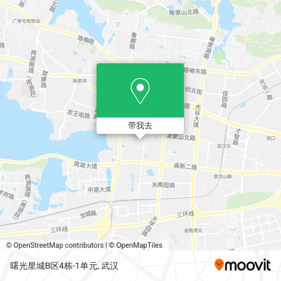 曙光星城B区4栋-1单元地图