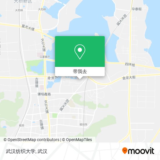 武汉纺织大学地图
