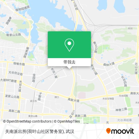 关南派出所(荷叶山社区警务室)地图