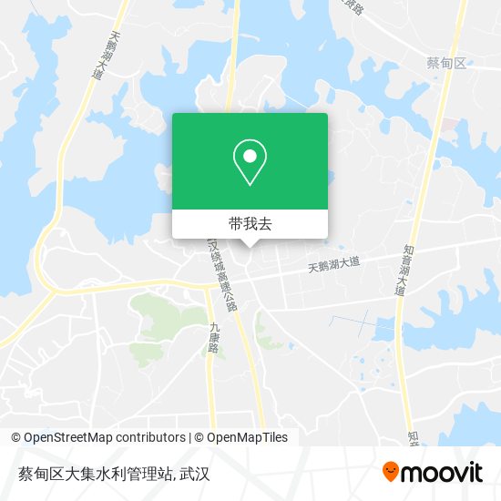蔡甸区大集水利管理站地图