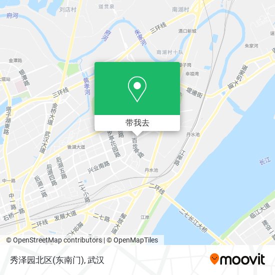 秀泽园北区(东南门)地图