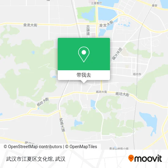 武汉市江夏区文化馆地图