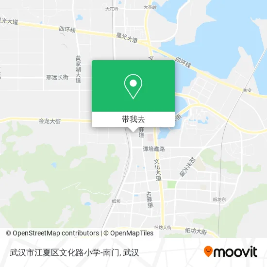 武汉市江夏区文化路小学-南门地图