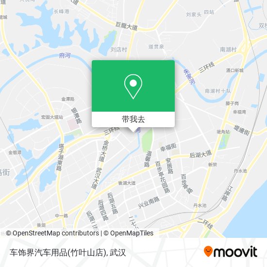 车饰界汽车用品(竹叶山店)地图