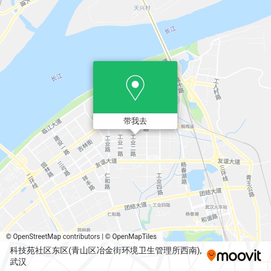 科技苑社区东区(青山区冶金街环境卫生管理所西南)地图