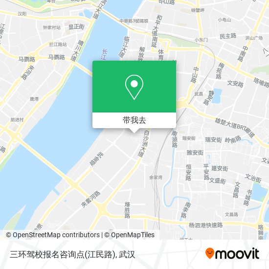 三环驾校报名咨询点(江民路)地图