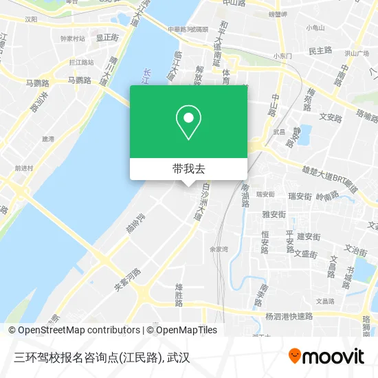 三环驾校报名咨询点(江民路)地图