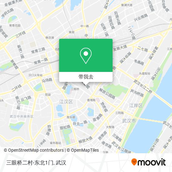 三眼桥二村-东北1门地图