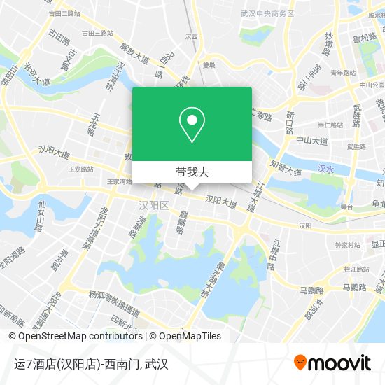 运7酒店(汉阳店)-西南门地图