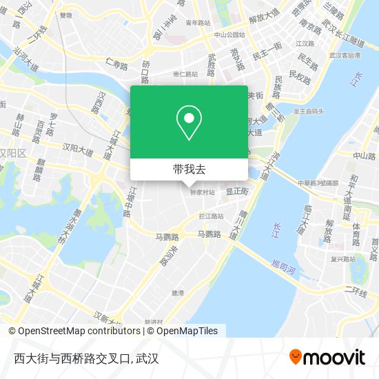 西大街与西桥路交叉口地图