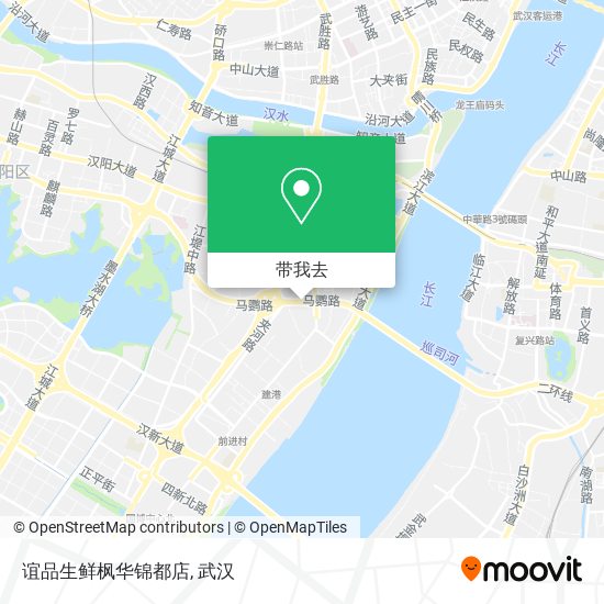 谊品生鲜枫华锦都店地图