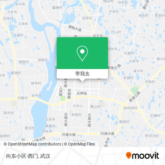 向东小区-西门地图