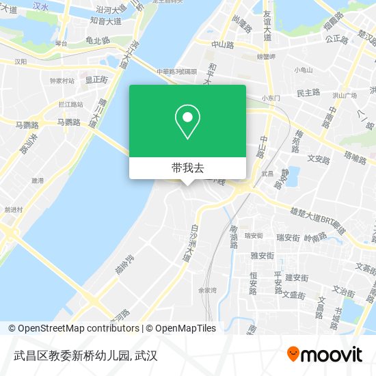 武昌区教委新桥幼儿园地图