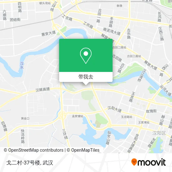 戈二村-37号楼地图