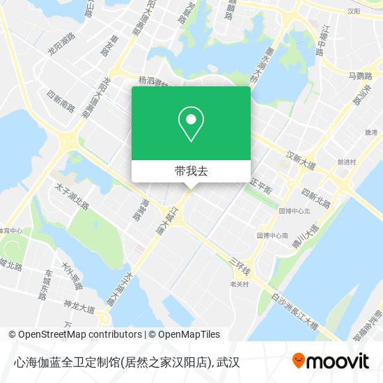 心海伽蓝全卫定制馆(居然之家汉阳店)地图