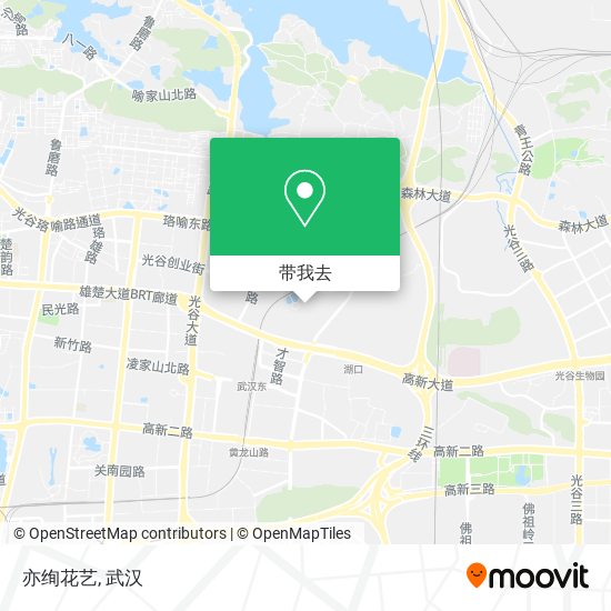 亦绚花艺地图