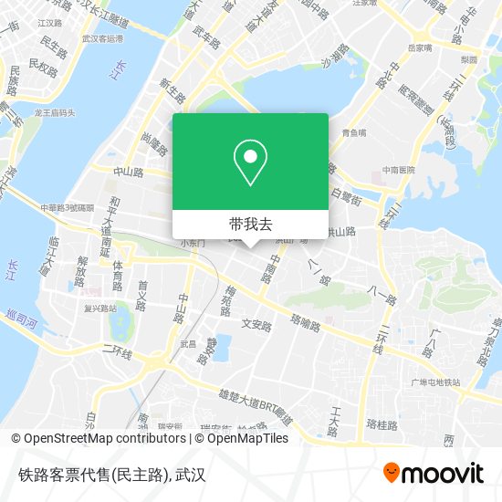 铁路客票代售(民主路)地图