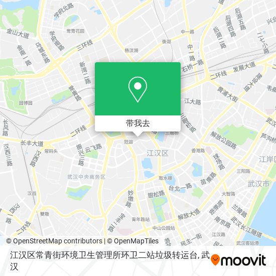 江汉区常青街环境卫生管理所环卫二站垃圾转运台地图
