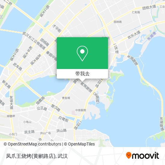 凤爪王烧烤(黄鹂路店)地图