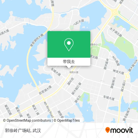 郭徐岭广场站地图