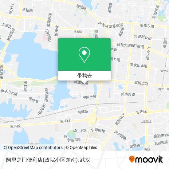 阿里之门便利店(政院小区东南)地图