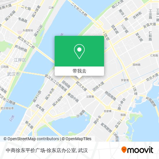 中商徐东平价广场-徐东店办公室地图