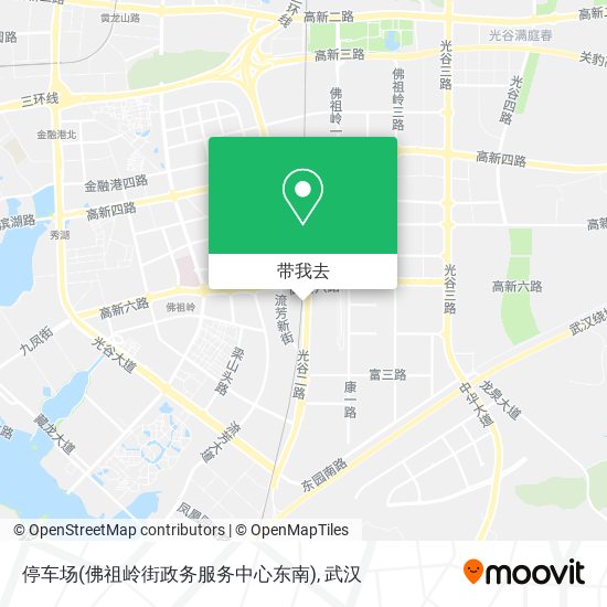 停车场(佛祖岭街政务服务中心东南)地图