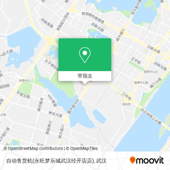 自动售货机(永旺梦乐城武汉经开店店)地图