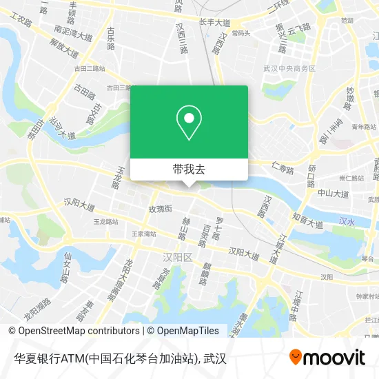 华夏银行ATM(中国石化琴台加油站)地图