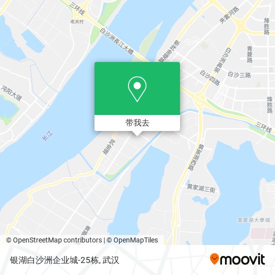 银湖白沙洲企业城-25栋地图