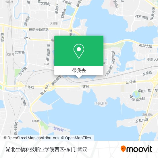 湖北生物科技职业学院西区-东门地图