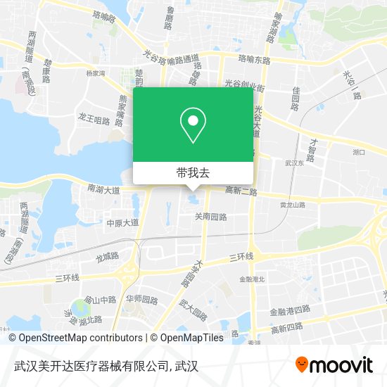 武汉美开达医疗器械有限公司地图